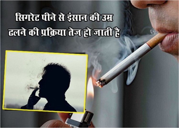 Health News : सिगरेट पीने से इंसान की उम्र ढलने की प्रक्रिया तेज हो जाती है...