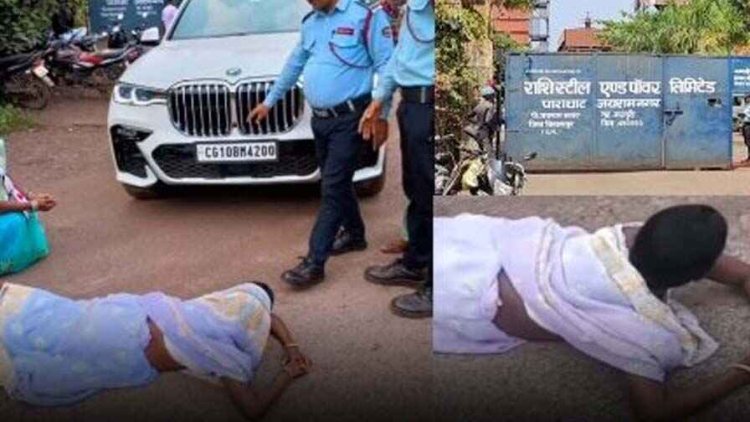 नहीं मिली नौकरी, किया प्रदर्शन, मालिक की गाड़ी के सामने लेटी विधवा महिला, किसानों ने पुलिस बुलाकर डराने का लगाया आरोप