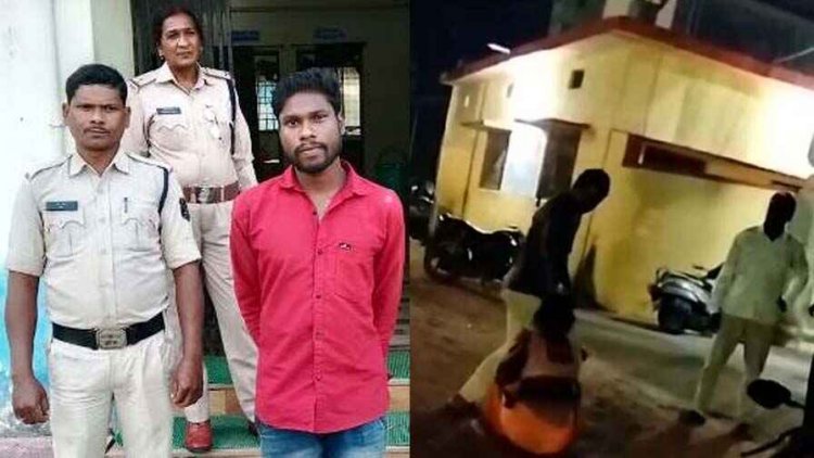 चरित्र शंका में पत्नी की टांगी से जानलेवा हमला कर बेरहमी से पिटाई, विडियो हुआ वायरल, शराब के नशे में धुत्त पति को पुलिस ने किया गिरफ्तार