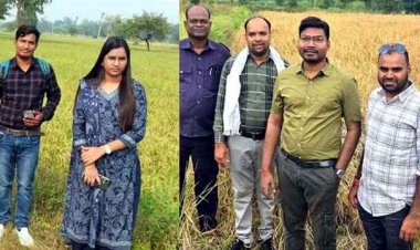 फसल गिरदावरी में लापरवाही पर गिरी गाज, बेमेतरा के एसडीएम ने लिया सख्त एक्शन, पटवारी श्रीमती अश्विनी भास्कर को किया सस्पेंड