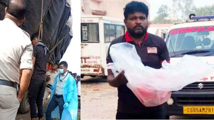 मेटाडोर में रस्सी के फंदे पर वाहन चालक की लटकी मिली लाश, नवजात का शव मिलने से इलाके में मचा हड़कंप, माता-पिता की तलाश जारी, जांच में जुटी पुलिस