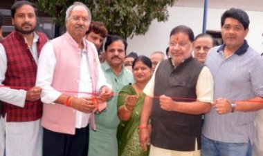 जिमखाना क्लब की लाइब्रेरी भवन का हुआ उद्घाटन. सांसद बृजमोहन अग्रवाल, विधायक सुनील सोनी. महापौर एजाज ढेबर व सभापति प्रमोद दुबे हुए शामिल