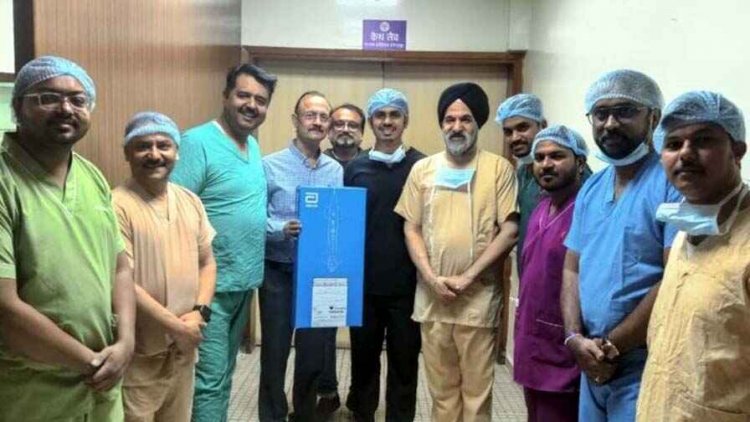 डॉक्टरों ने किया कमाल, धमनी में जमे कैल्शियम को ऑर्बिटल एथेरेक्टोमी प्रक्रिया के जरिये नसों के अंदर बारीक चूरे के रुप में निकाला बाहर