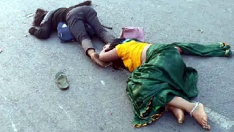 अज्ञात वाहन ने रायपुर जा रहे बाइक सवार दंपती को मारी टक्कर, पति-पत्नी की मौत, हादसे के बाद ड्राइवर गाड़ी लेकर फरार, तलाश में जुटी पुलिस