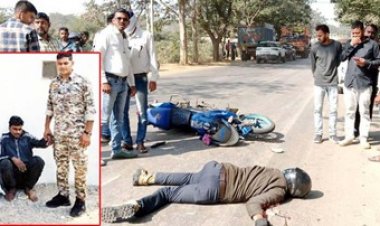 ओवरटेक करने के चक्कर में हुई मौत, मृतक की बाइक से मिला गांजा, तस्करी के खिलाफ पुलिस का चल रहा अभियान, पकड़ाया तूफान