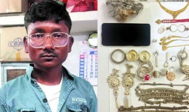 चोरी का सामान बेचने आया रायपुर, पुलिस ने चोर को कर लिया गिरफ्तार, आरोपी से सोने-चांदी के जेवरात समेत लाखों का माल बरामद