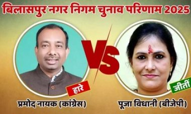 बिलासपुर में जानें कौन कहां जीता, आम आदमी पार्टी की पालिका अध्यक्ष सहित 4 वार्डों में जीत, 126 पर बीजेपी तो 30 पर कांग्रेस 17 पर निर्दलीय, दो पूर्व विधायक हारे