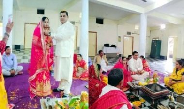 एसीबी इंस्पेक्टर ने पहली पत्नी के होते हुए फर्जी दस्तावेज पेश कर गायत्री मंदिर में दूसरी महिला से की शादी, पीड़िता ने मुख्यमंत्री से लगाई न्याय की गुहार