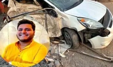 अनियंत्रित होकर पलटी तेज रफ्तार कार, ढाबे के तंदूर की भट्टी को मारी टक्कर, एक बिजनेसमैन की मौके पर ही दर्दनाक मौत, दूसरा घायल