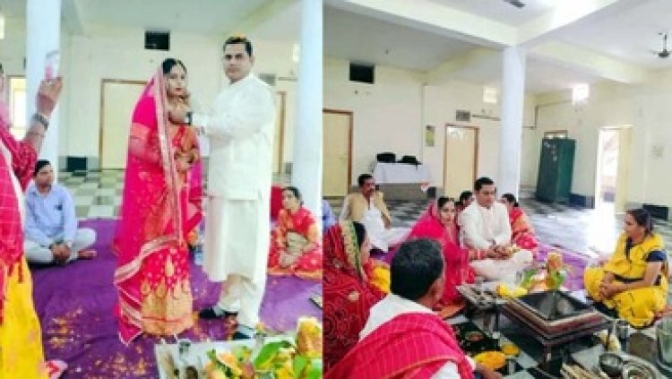 एसीबी इंस्पेक्टर ने पहली पत्नी के होते हुए फर्जी दस्तावेज पेश कर गायत्री मंदिर में दूसरी महिला से की शादी, पीड़िता ने मुख्यमंत्री से लगाई न्याय की गुहार