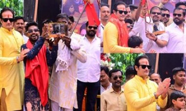 पूर्व विधायक विकास उपाध्याय ने विभिन्न जगहों में पहुंचकर जोत जवारा सांग बाना और विसर्जन झाकियों का  किया भव्य स्वागत, लिया आशीर्वाद