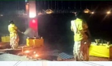 पूजा-पाठ और धर्म के नाम पर महादेव घाट में अवैध कब्जा, छत्तीसगढ़िया क्रांति सेना के विरोध के बाद नगर निगम ने लिया सख्त एक्शन