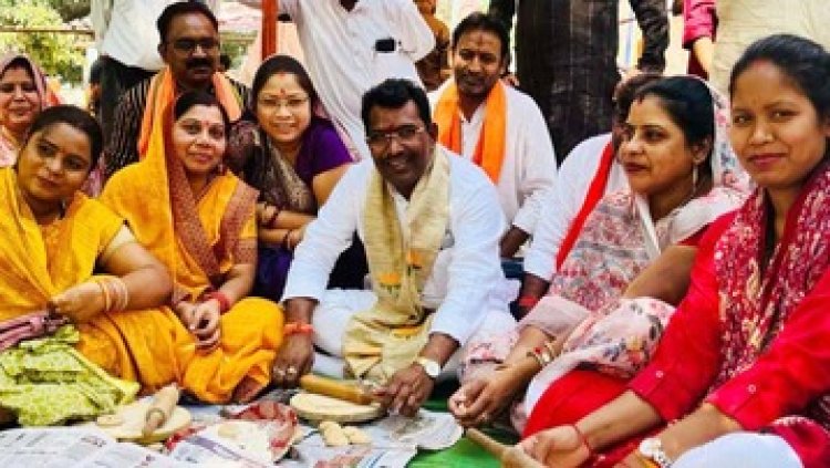 रामनवमी पर भव्य भंडारे का आयोजन, विधायक रोहित साहू ने दिव्यांग बच्चों संग ग्रहण किया प्रसाद, निकली भव्य शोभायात्रा, भक्ति का उमड़ा सैलाब