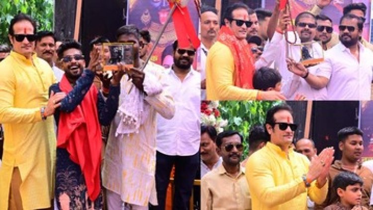 पूर्व विधायक विकास उपाध्याय ने विभिन्न जगहों में पहुंचकर जोत जवारा सांग बाना और विसर्जन झाकियों का  किया भव्य स्वागत, लिया आशीर्वाद
