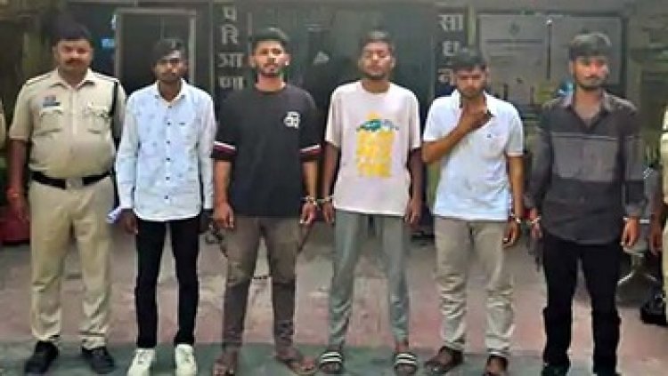 पुरानी रंजिश में युवक की पिटाई, शराब पीने के लिए मांगे पैसे, नहीं देने पर मारपीट, बलवा के दो नाबालिग समेत 7 आरोपी गिरफ्तार