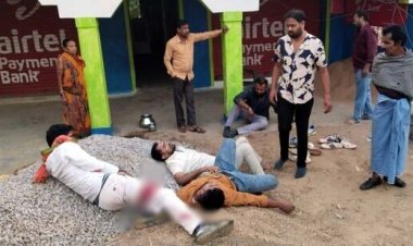 भीषण सड़क हादसा, बिजली खंभा तोड़ते हुए दीवार से टकराई तेज रफ्तार स्कॉर्पियो, शादी से लौट रहे 7 बाराती घायल