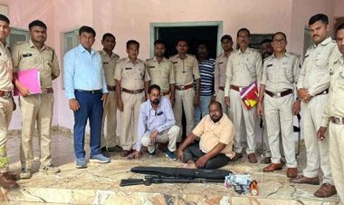 वन्यजीवों के शिकार की साजिश को किया नाकाम, दो आरोपियों को गिरफ्तार कर भेजा सलाखों के पीछे, वाहन और हथियार जब्त