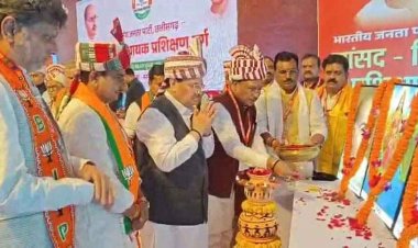 मैनपाट में आयोजित भाजपा के तीन दिन दिवसीय प्रशिक्षण शिविर का भाजपा के राष्ट्रीय अध्यक्ष जेपी नड्डा ने किया शुभारंभ