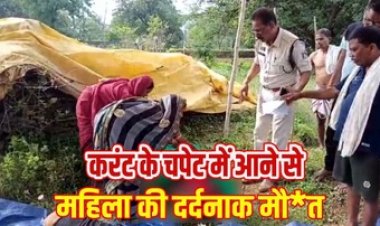 खेत की तरफ जाने के दौरान अवैध बिजली तार के करंट की चपेट में आने से महिला की दर्दनाक मौत, ग्रामीणों में पसरा मातम