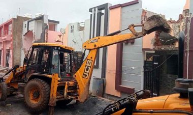 बोरियाखुर्द एवं डुंडा में 10 एकड़ जमीन पर हो रही अवैध प्लाटिंग और अवैध निर्माण के खिलाफ अब तक की सबसे बड़ी कार्यवाही