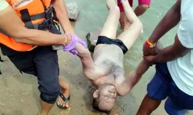 नदी में बहने से युवक की मौत, पालतू डॉग को नहलाते समय हुआ हादसा, रात भर किनारे पर मालिक का इंतजार करता रहा कुत्ता