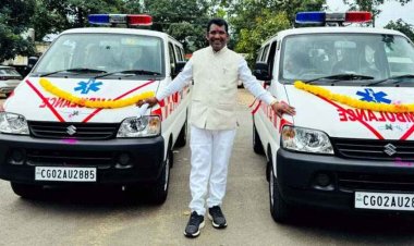 विधायक रोहित साहू की अगुवाई ऐतिहासिक तिरंगा यात्रा, युवाओं में उमड़ा देशभक्ति का जज़्बा, दो नई एंबुलेंस की दी सौगात, अब रफ्तार से पहुंचेगी स्वास्थ्य सुविधा