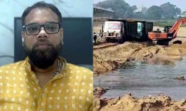 अवैध रेत खनन का खुलासा, हाइवा संघ का आरोप- डंप स्टॉक की आड़ में नदी से हो रहा अवैध खनन, हाइवा चालकों को फंसाया जा रहा