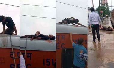 रेलवे कोचिंग सेंटर में बड़ा हादसा, वंदे भारत कोच की सफाई के दौरान हाईटेंशन तार की चपेट में आया ठेका कर्मी, वीडियो सामने आने से मचा हड़कंप