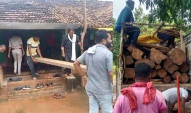 उदंती सीतानदी टाइगर रिजर्व की वन माफियाओं के खिलाफ बड़ी कार्रवाई, लाखों की सागौन लकड़ी और 2 पिकअप वाहन जब्त