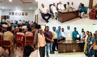 संगठन सृजन अभियान के तहत संगठनात्मक मजबूती हेतु गरियाबंद में कांग्रेस की हुई बैठक, ब्लॉक और नगर कमेटी के लिए बना पैनल