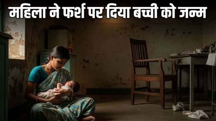 छत्तीसगढ़ में शर्मनाक, डॉक्टर और स्टाफ गायब, घंटों तड़पती रही गर्भवती महिला ने अस्पताल फर्श पर बच्चे को दिया जन्म, खुद की सफाई