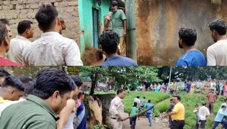 सनसनीखेज वारदात, बेटे ने मां की हत्या कर लाश के किए कई टुकड़े, शव के सामने हथियार लेकर बैठा रहा आरोपी जीतराम, इलाके में सनसनी