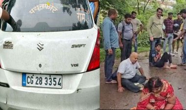 सड़क पर बैठे मवेशियों को बचाने के चक्कर पेड़ से टकराई कार, भाजपा नेता की भाभी की दर्दनाक मौत, बड़े भाई घायल, बहु और बच्चे को आई चोंट
