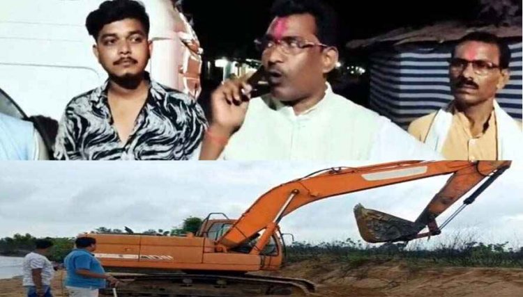 एक्शन मोड में विधायक रोहित साहू, सड़क पर उतरे MLA, अवैध रेत माफियाओं पर देर रात बड़ी कार्रवाई, हाईवा और चेन माउंटेड मशीन जब्त