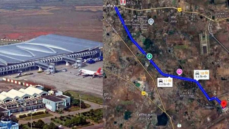 रायपुर VIP रोड पर अब वन-वे नियम लागू, सिर्फ एयरपोर्ट जाने वालों को मिलेगी एंट्री, नियम तोड़ने पर लगेगा 2500 जुर्माना, सर्विस रोड से होगी वापसी