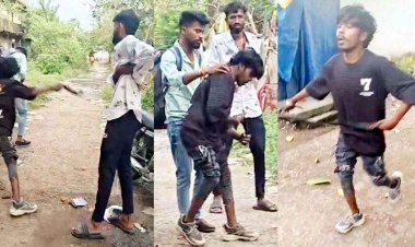 बेल्ट से आधे घंटे तक पीटता रहा नशे में धुत्त युवक, पीड़ित हाथ जोड़कर लगाते रहे गुहार, मां घर में करती रही इंतजार, वीडियो वायरल