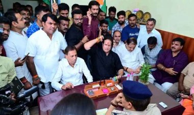 राहुल गांधी पर बयान को लेकर बढ़ा विवाद, कांग्रेस का हल्ला बोल, थाने का पांच घंटे तक घेराव, भाजपा प्रवक्ता के खिलाफ कार्रवाई की मांग