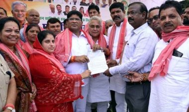 एग्रीस्टेक पोर्टल में धान खरीदी पंजीयन न होने समेत किसानों की मांगों को लेकर किसान कांग्रेस ने दिया धरना, सीएम साय के नाम सौंपा ज्ञापन