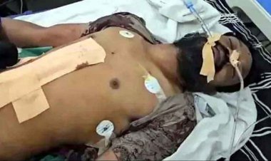 दीपावली के दिन शराबी ने खुद पर चलाया चाकू, पत्नी से विवाद होने पर शराब के नशे में सुसाइड की कोशिश, हालत नाजुक, अस्पताल में भर्ती