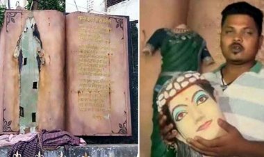 छत्तीसगढ़ महतारी की मूर्ति तोड़े जाने से मचा बवाल, छत्तीसगढ़ी क्रांति सेना का मौके पर पहुंचकर विरोध प्रदर्शन, नेताओं ने जताया रोष