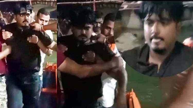 दुर्गा विसर्जन उत्सव के दौरान रात 1:30 बजे नशे में धुत युवक ने नदी में लगा दी छलांग, SDRF की टीम के जवानों ने बचाई जान