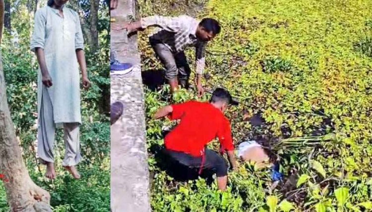 युवती की पेड़ से लटकता मिला शव, कारण अज्ञात, नगर पालिका की टीम तालाब की सफाई के दौरान मिली युवक की लाश, इलाके में फैली सनसनी