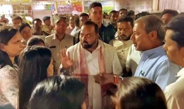 राज्योत्सव में मचा बवाल, सांसद के सामने कलेक्टर के खिलाफ जमकर नारेबाजी, दुर्व्यवहार का आरोप, कार्यक्रम छोड़ चले गए विधायक