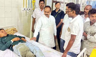 ट्रेन हादसे में 8 लोगो की मौत, मृतकों के परिजनों को मिलेगा 10 लाख, हेल्पलाइन नंबर जारी, विधायक अटल श्रीवास्तव पहुंचे अस्पताल