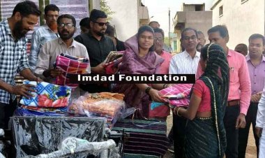 इमदाद फाउंडेशन राजिम द्वारा लगाया गया SIR मतदाता फार्म सहायता कैंप, जरुरतमंदो को किया कंबल और दिव्यांगजन 3 पहिया सायकल वितरण