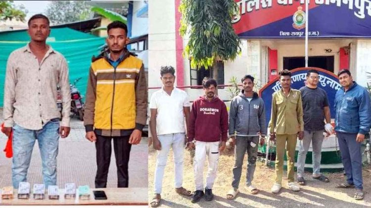 अभनपुर-गोबरा नवापारा पुलिस का निश्चय अभियान जारी, ऑनलाइन ठगी म्यूल अकाउंट गिरोह पर भी राजिम में दो आरोपी गिरफ्तार