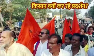 करणी कृपा पावर प्लांट के प्रदूषण से काला हुआ धान, फसल लेकर कलेक्ट्रेट पहुंचे किसान, नाराज किसानों ने घेराव कर किया प्रदर्शन