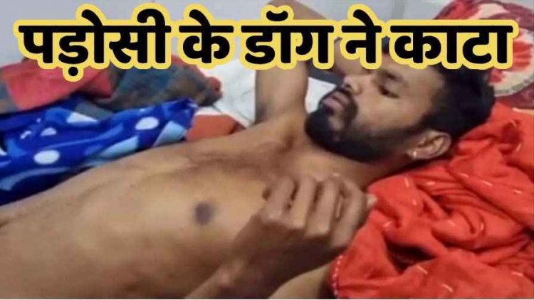 पालतू कुत्ते ने बुजुर्ग और बच्ची को काटने के बाद मालिक ने युवक पर चाकू से किया जानलेवा हमला, इलाज जारी, हालत नाजुक, FIR दर्ज