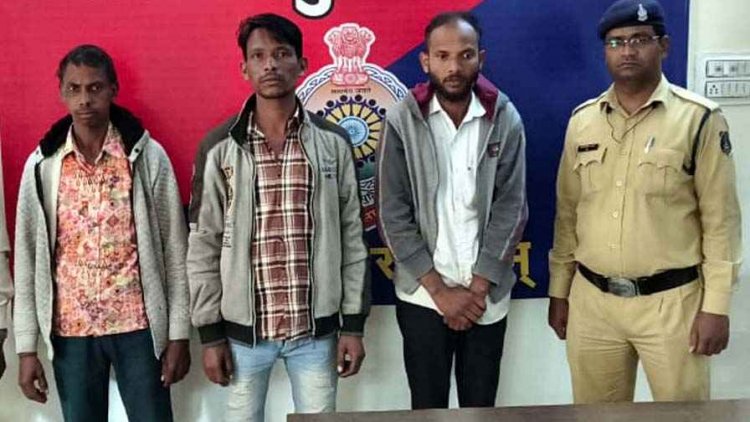 खेत में बेचने के लिए रखे किसान के 150 कट्‌टा धान में लगाई आग, पौने दो लाख रुपए का नुकसान, तीन आरोपी गिरफ्तार होकर पहुंचे जेल