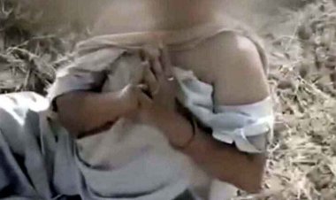 कोयला खदान विरोध प्रदर्शन, महिला आरक्षक के साथ मारपीट और हिंसा का शर्मनाक वीडियो वायरल, प्रदर्शनकारियो ने फाड़ दिए कपड़े